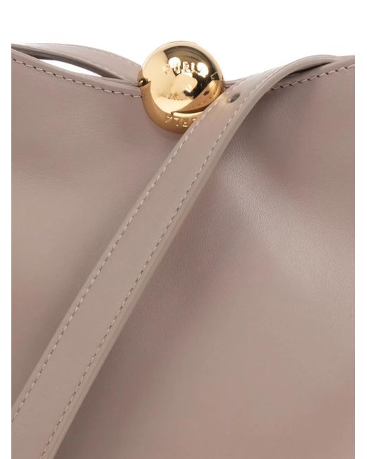Furla Brown Kleine Sfera Soft Umhängetasche