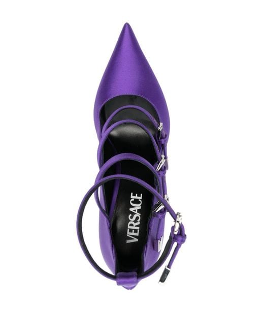 Versace Purple Tempest Pumps