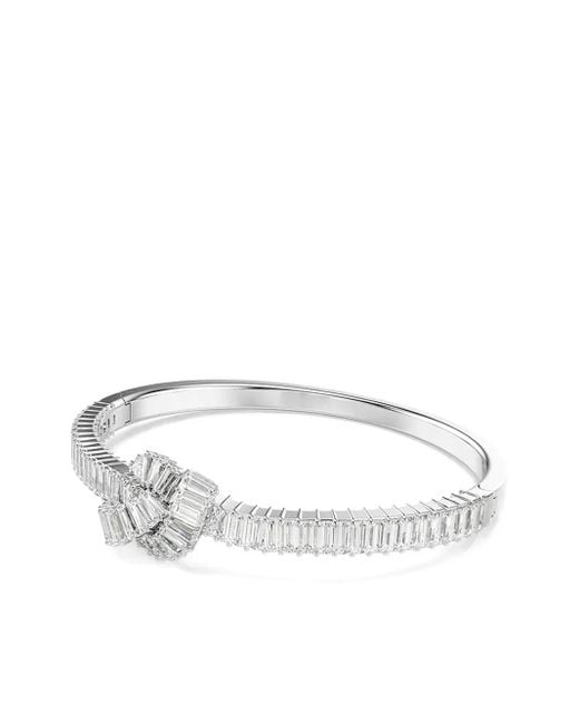 Swarovski White Matrix Armband mit Knoten
