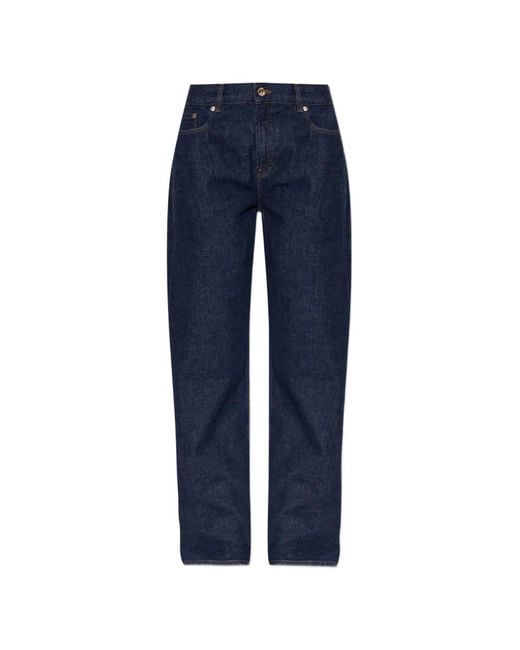 Casablanca Blue Straight-Leg Jeans
