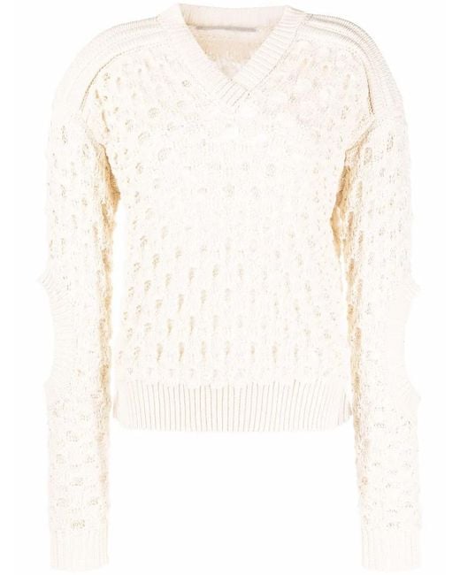 Stella McCartney Multicolor Open-Knit Jumper