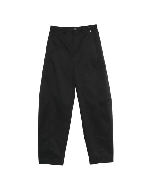 Herno White Belt-Loops Trousers