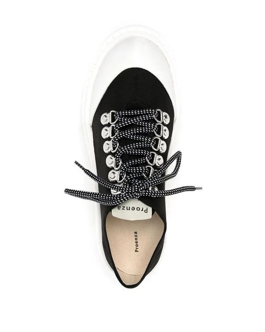 Proenza Schouler Black Chunky-sole Low-top Sneakers