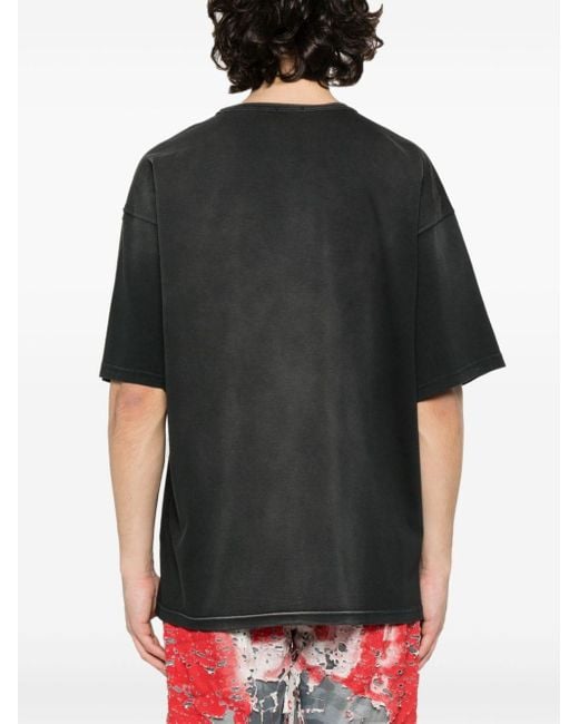 DIESEL Black T-boxt-n7 Cotton T-shirt for men