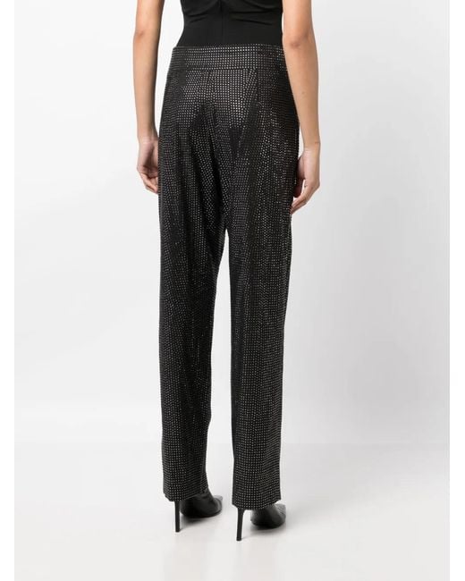 GIUSEPPE DI MORABITO Black Crystal-Embellishment Trousers