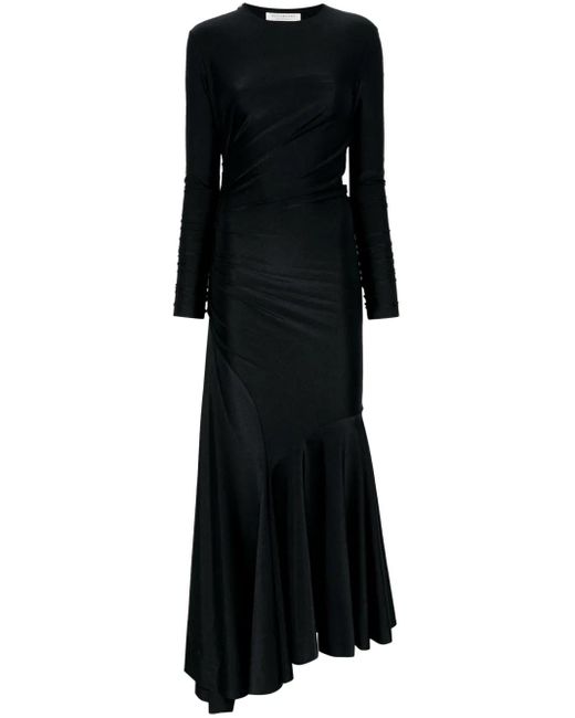 Abito Midi Asimmetrico di Philosophy Di Lorenzo Serafini in Black