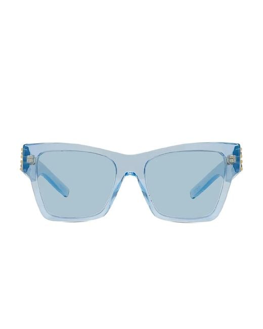 Givenchy Blue Square-Frame Sunglasses