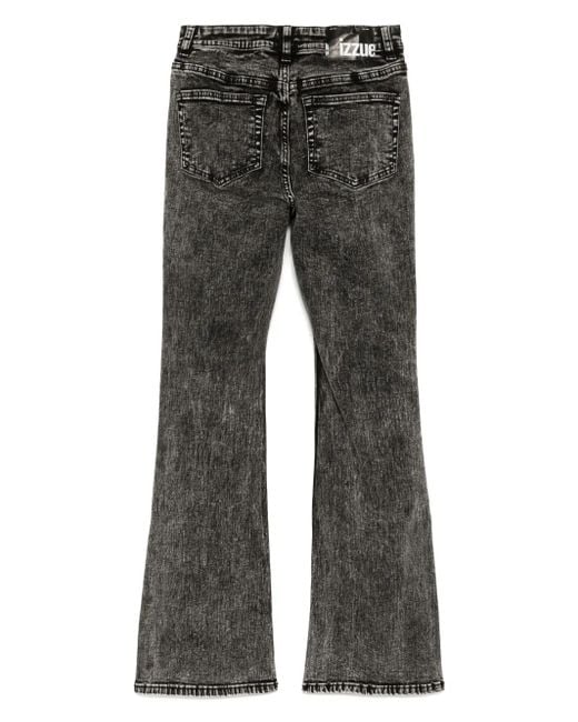 Izzue Gray Flared Jeans