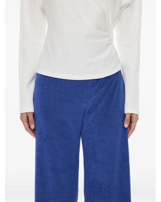 Christopher Esber Blue Looped Back Orbit Long Trousers