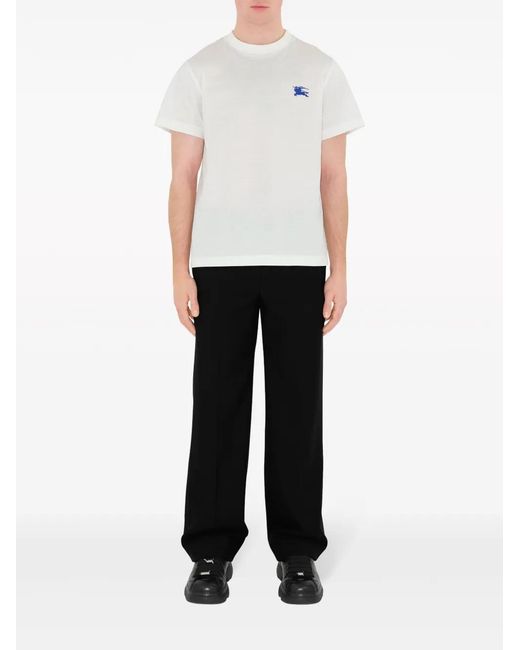 Burberry White T-Shirts And Polos for men