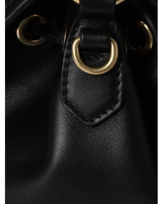 Miu Miu Black Multi-Pocket Leather Backpack
