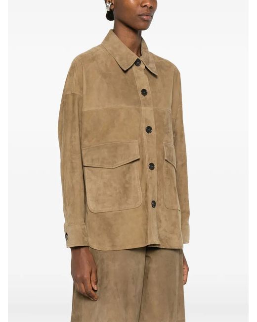 Arma Natural Kaylee Suede Jacket