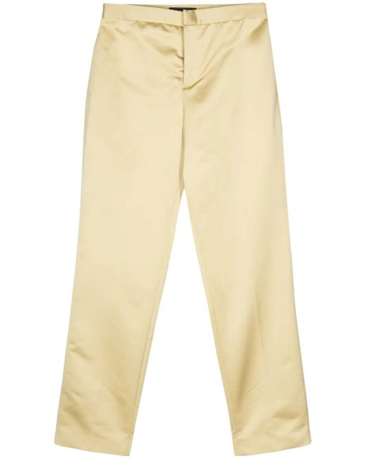 Fabiana Filippi Natural Pleated Tailored Trousers