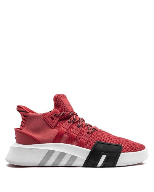 Adidas Red 'EQT Bask ADV' Sneakers