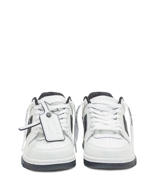 Off-White c/o Virgil Abloh White Out Of Office Leather Sneakers