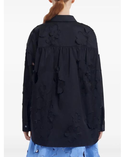 Marni Black Hemd mit Cut-Outs