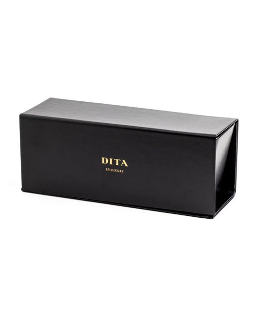 Dita Eyewear Natural Titanium Square-Frame Sunglasses