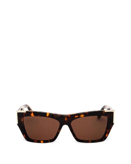 Palm Angels Brown Hollywood Cat-Eye Sunglasses