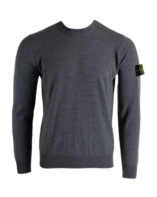 Pull 5100071 À Patch Logo Stone Island pour homme en coloris Blue