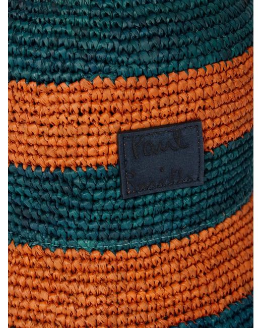 Paul Smith Blue Striped Bucket Hat
