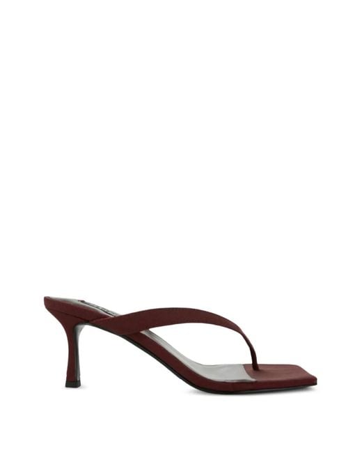 Senso Red Elvie Iv Square-Toe Sandals