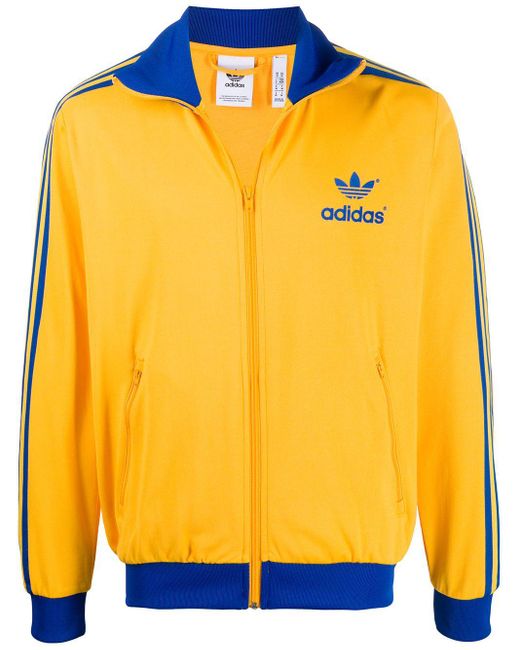 Adidas Yellow Adicolor '70s Archive Track Jacket for men