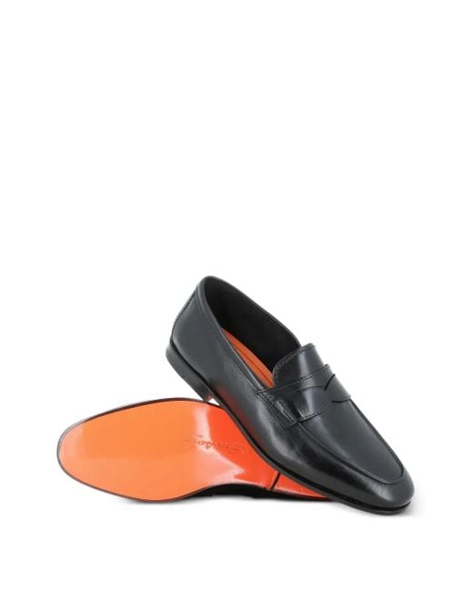 Santoni Klassische Loafer in Gray für Herren