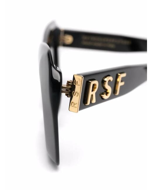 Retrosuperfuture Black Zenya Geometric-Frame Sunglasses