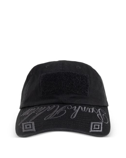 Umbro Black X Slam Jam Embroidered Cap for men