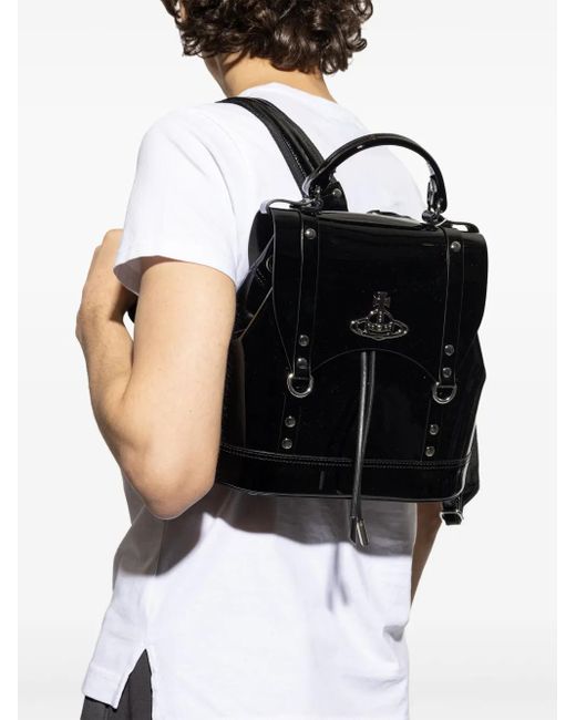 Vivienne Westwood Small Max Backpack in Black | Lyst