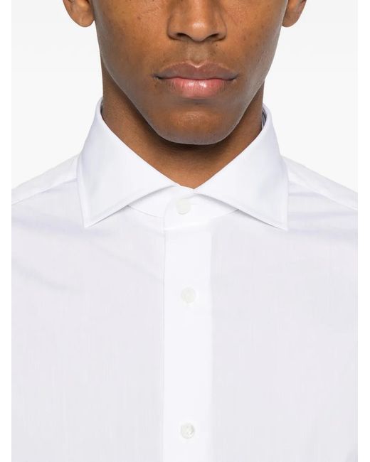 Truzzi White Long-Sleeve Shirt for men
