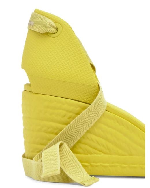 Castaner Yellow Careen Tie Espadrilles