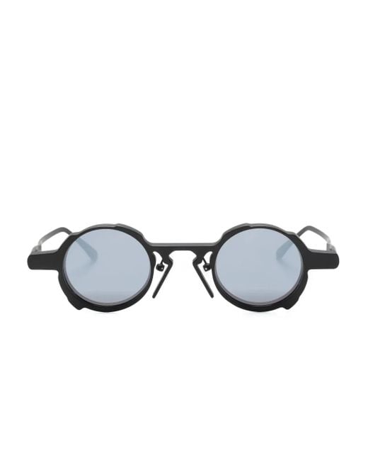 Henrik Vibskov Black Bronson Round-Frame Sunglasses