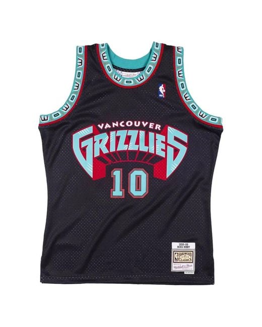 Mitchell & Ness Blue X Nba Mike Bibby Reload Swingman 1998 Vancouver Grizzlies Tank Top for men