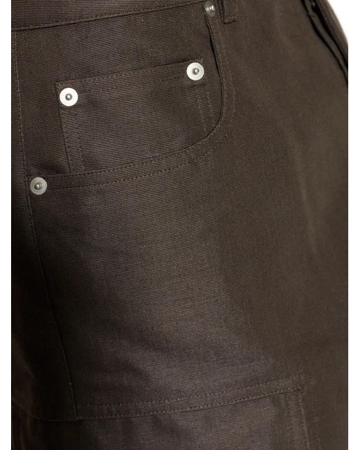 Rick Owens Gray Cargo Denim for men