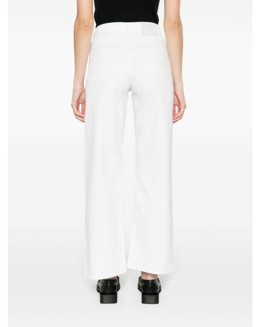 Maje Straight Jeans in het White