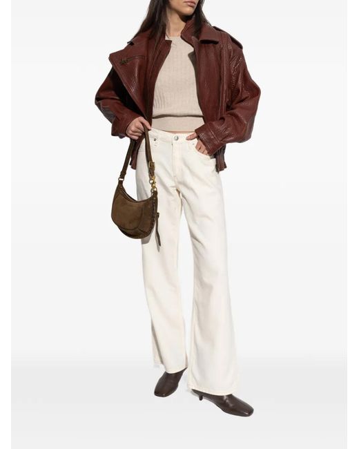 Rag & Bone Natural Straight-Leg Jeans