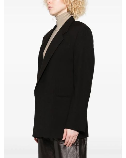 Eraldo Black Single-Breasted Blazer