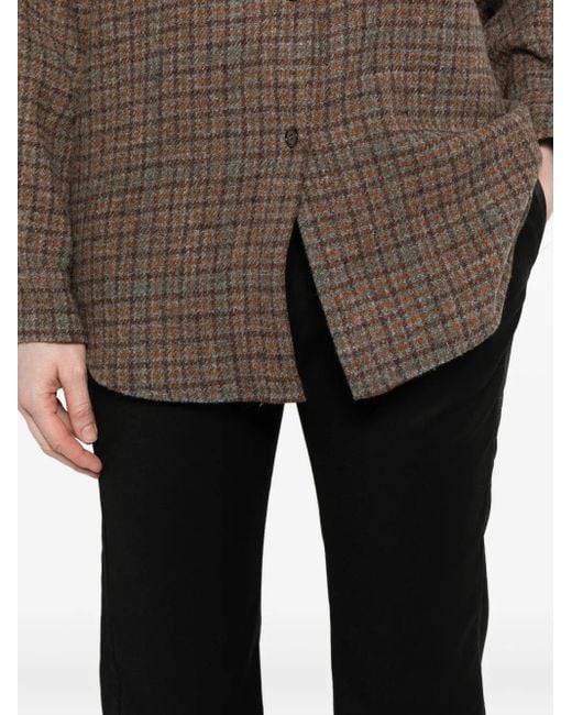 Barena Black Satin-Trimmed Trousers