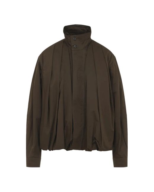Lemaire Brown Cotton Blouson Jacket