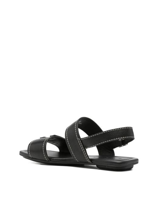 Hogan White H-Logo Sandals