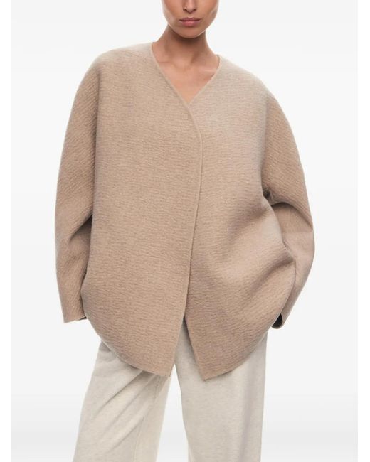 12 STOREEZ Natural Ripple Cashmere Jacket