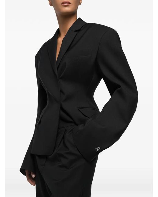 Anouki Black Single-Breasted Blazer