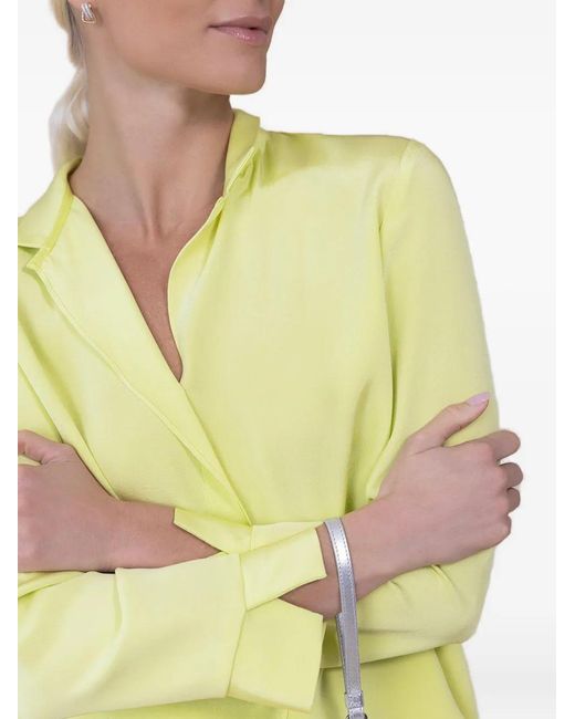 Peter Cohen Yellow Point-Collar Long-Sleeve Shirt