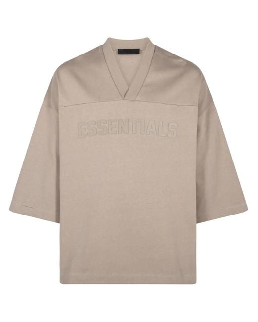 Fear Of God Natural Logo-Embossed T-Shirt for men