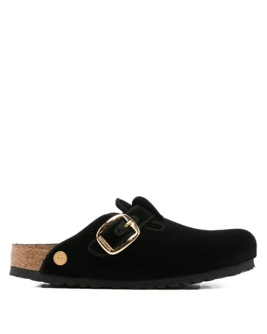 Birkenstock Boston Mules Black