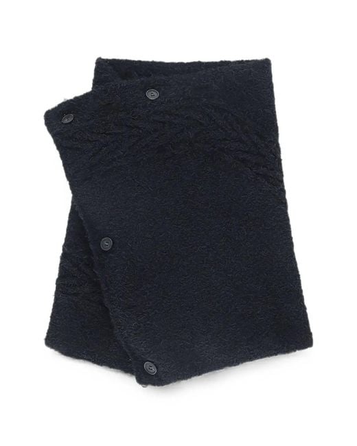 _J.L - A.L_ Blue Lucone Button-Fastening Scarf for men