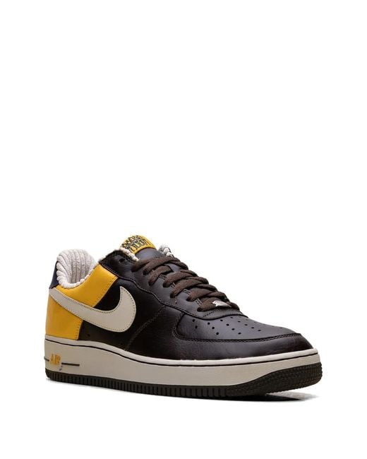 Nike Black Air Force 1 Premium Leather Sneakers