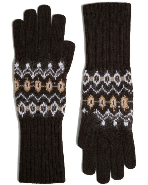 Khaite Black The Vail Cashmere Gloves