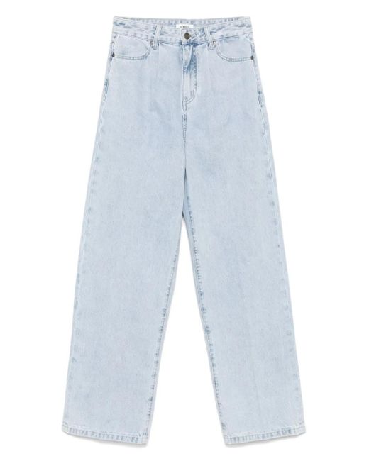 Sandro Blue Straight-Leg Jeans